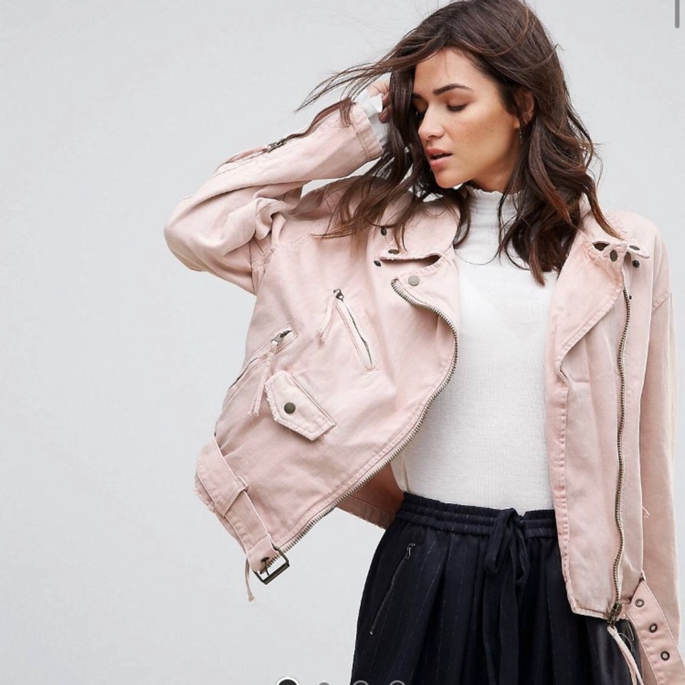 Oversized denim jacket